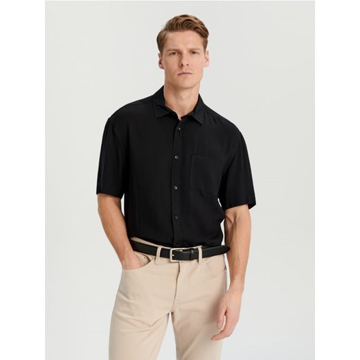 Sinsay - Koszula relaxed - czarny ze sklepu Sinsay w kategorii Koszule męskie - zdjęcie 171270225