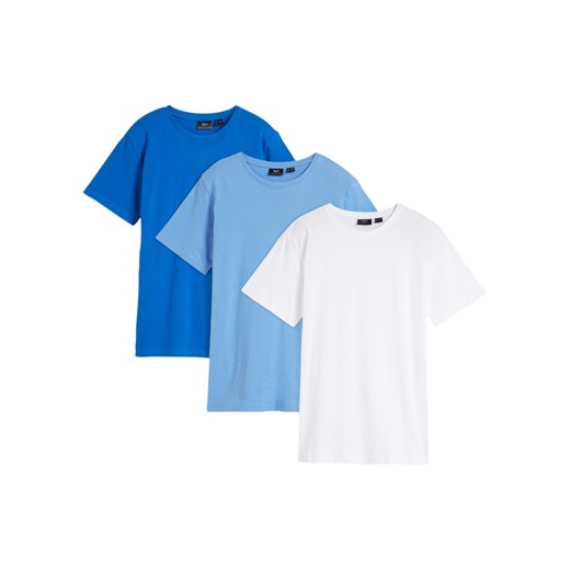 T-shirt chłopięcy z bawełny organicznej (3 szt.) ze sklepu bonprix w kategorii T-shirty chłopięce - zdjęcie 171271189