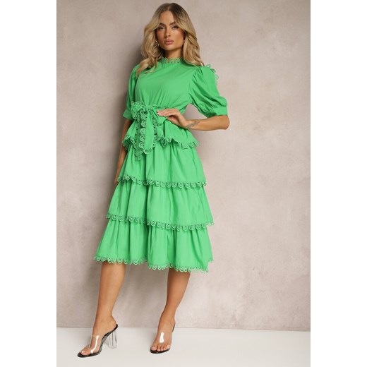 Zielona Sukienka Klymime ze sklepu Renee odzież w kategorii Sukienki - zdjęcie 171272128