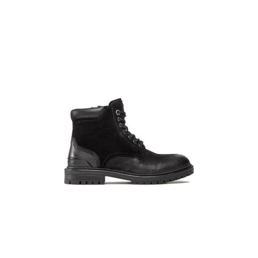 Pepe Jeans Kozaki Ned Boot Antic Warm PMS50222 Czarny ze sklepu MODIVO w kategorii Buty zimowe męskie - zdjęcie 171274528