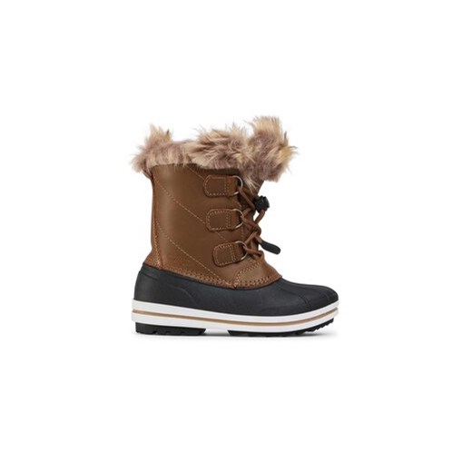 CMP Śniegowce Kids Anthilian Snow Boot Wp 30Q4594 Brązowy ze sklepu MODIVO w kategorii Buty zimowe dziecięce - zdjęcie 171275169