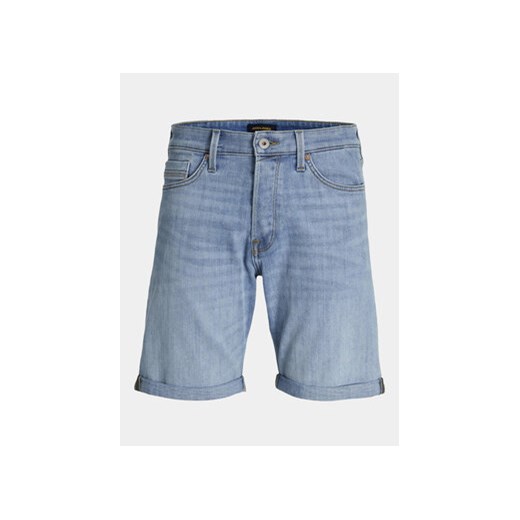 Jack&Jones Szorty jeansowe Chris 12249095 Niebieski Relaxed Fit L MODIVO