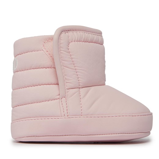 Śniegowce Polo Ralph Lauren RL100623 LIGHT PINK NYLON W/ CREAM PP Polo Ralph Lauren 19 okazyjna cena eobuwie.pl