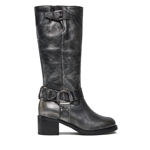 Kozaki Bronx High boots 14291-M Czarny ze sklepu eobuwie.pl w kategorii Kozaki damskie - zdjęcie 171276065