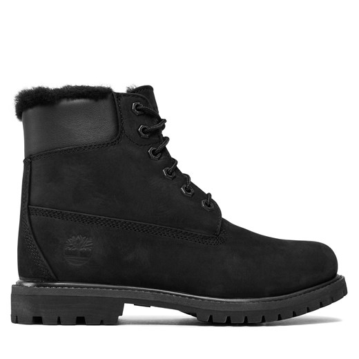 Trapery Timberland 6In Premium Shearling TB0A1U7S0011 Czarny ze sklepu eobuwie.pl w kategorii Workery damskie - zdjęcie 171276078