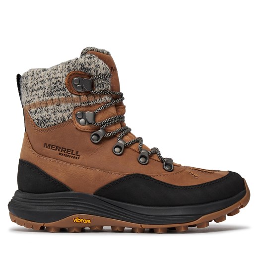 Śniegowce Merrell Siren 4 Thermo Mid Zip Wp J037412 Tobacco ze sklepu eobuwie.pl w kategorii Śniegowce damskie - zdjęcie 171276397