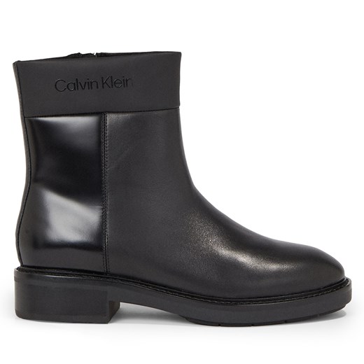 Botki Calvin Klein Rubber Sole Ankle Boot Lg Wl HW0HW01700 Ck Black BEH ze sklepu eobuwie.pl w kategorii Workery damskie - zdjęcie 171276545