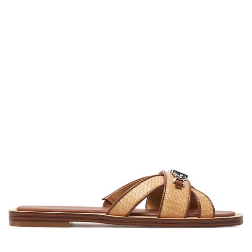 Klapki MICHAEL Michael Kors Tiffanie Flat Slide 40S4TFFS1D Nat/Lugg Michael Michael Kors 37 eobuwie.pl