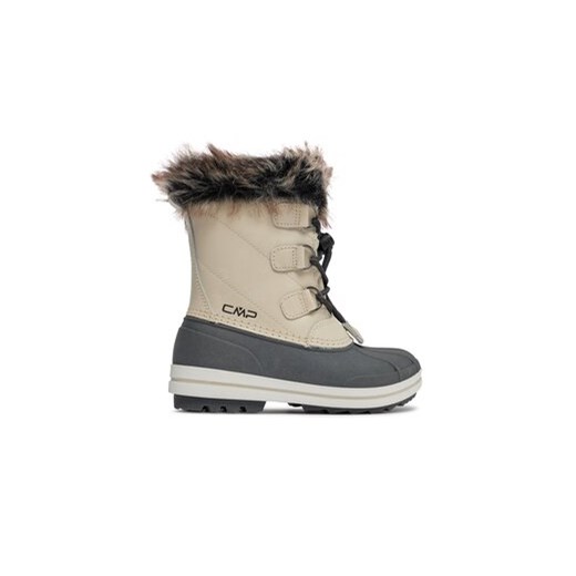 CMP Śniegowce Kids Anthilian Snow Boot Wp 30Q4594 Beżowy ze sklepu MODIVO w kategorii Buty zimowe dziecięce - zdjęcie 171278215