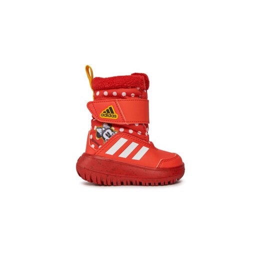 adidas Buty Winterplay x Disney Shoes Kids IG7191 Czerwony ze sklepu MODIVO w kategorii Buty zimowe dziecięce - zdjęcie 171278316