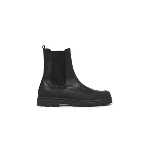 Calvin Klein Sztyblety Chelsea Boot High HM0HM01215 Czarny ze sklepu MODIVO w kategorii Buty zimowe męskie - zdjęcie 171278385