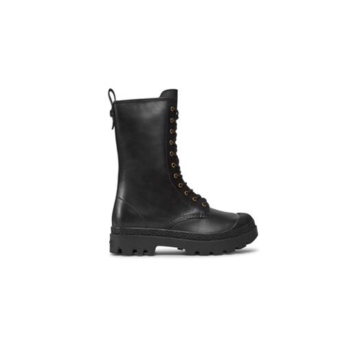 Coach Botki Tasha Leather Boot CN100 Czarny ze sklepu MODIVO w kategorii Workery damskie - zdjęcie 171278977