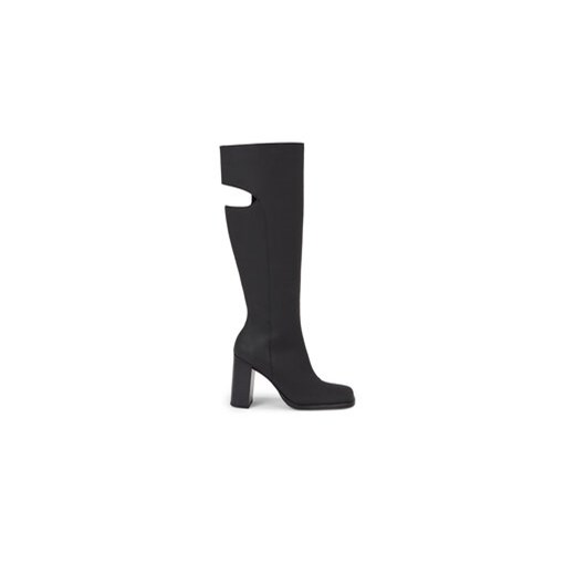 Calvin Klein Jeans Kozaki Long Heel Zip Boot Cut Out Edgy YW0YW01253 Czarny ze sklepu MODIVO w kategorii Kozaki damskie - zdjęcie 171278996