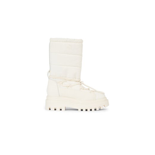 Calvin Klein Jeans Śniegowce Flatform Snow Boot Nylon Wn YW0YW01146 Biały ze sklepu MODIVO w kategorii Śniegowce damskie - zdjęcie 171279385