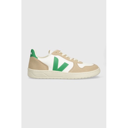 Veja sneakersy skórzane V-10 kolor biały VX0503146A ze sklepu ANSWEAR.com w kategorii Buty sportowe damskie - zdjęcie 171279715