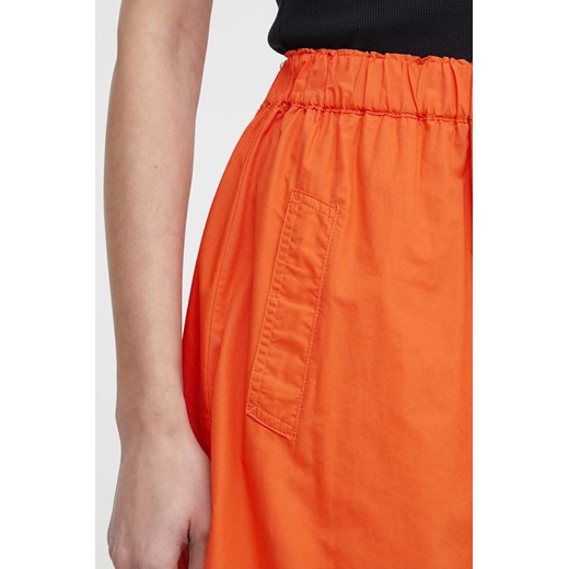 Spódnica Marc O'Polo pomarańczowy mini bawełniana casual 