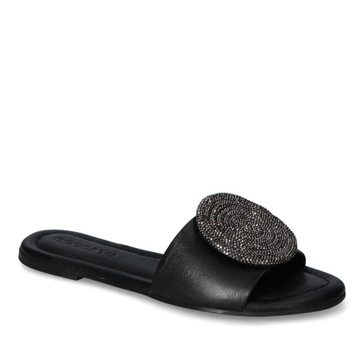 Klapki Boccato 500.1750/27 Czarne ze sklepu Arturo-obuwie w kategorii Klapki damskie - zdjęcie 171279979