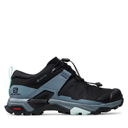 Sneakersy Salomon X Ultra 4 Gtx W GORE-TEX 412896 23 V0 Black/Stormy Weather/Opal Blue ze sklepu eobuwie.pl w kategorii Buty trekkingowe damskie - zdjęcie 171281465