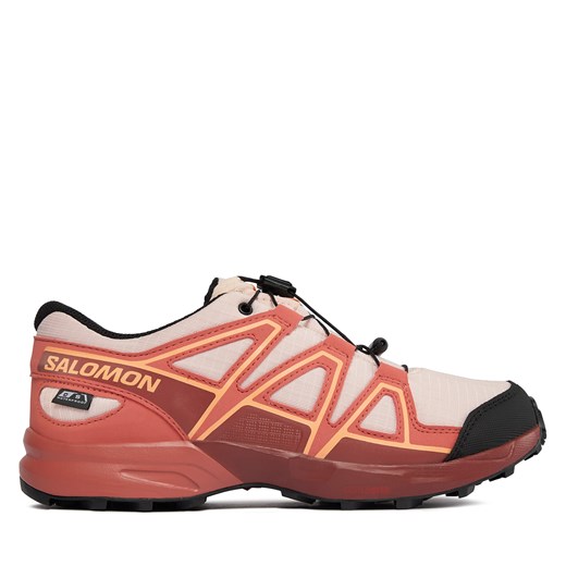 Buty do biegania Salomon Speedcross Climasalomon™ Waterproof L47278800 Różowy ze sklepu eobuwie.pl w kategorii Buty trekkingowe dziecięce - zdjęcie 171281706