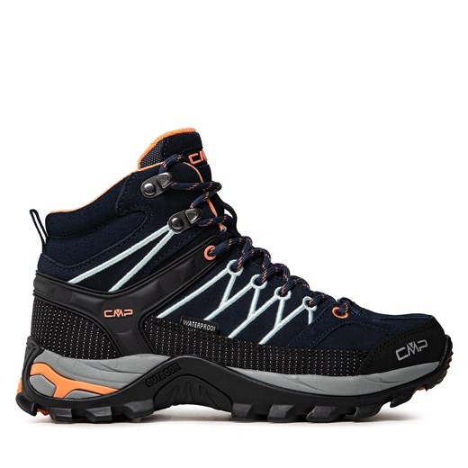 Trekkingi CMP Rigel Mid Wmn Trekking Shoes Wp 3Q12946 Granatowy ze sklepu eobuwie.pl w kategorii Buty trekkingowe damskie - zdjęcie 171282099