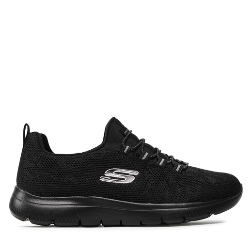 Sneakersy Skechers Leopard Spot 149037/BBK Black ze sklepu eobuwie.pl w kategorii Buty sportowe damskie - zdjęcie 171283426