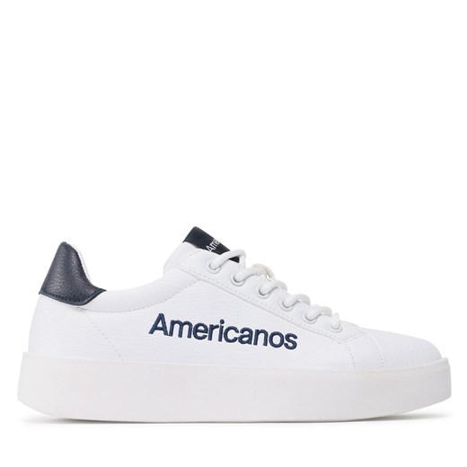 Sneakersy Americanos WPRS-20210506 White ze sklepu eobuwie.pl w kategorii Trampki damskie - zdjęcie 171283689