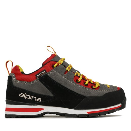 Trekkingi Alpina Royal 627M-1 Red/Grey ze sklepu eobuwie.pl w kategorii Buty trekkingowe męskie - zdjęcie 171284686