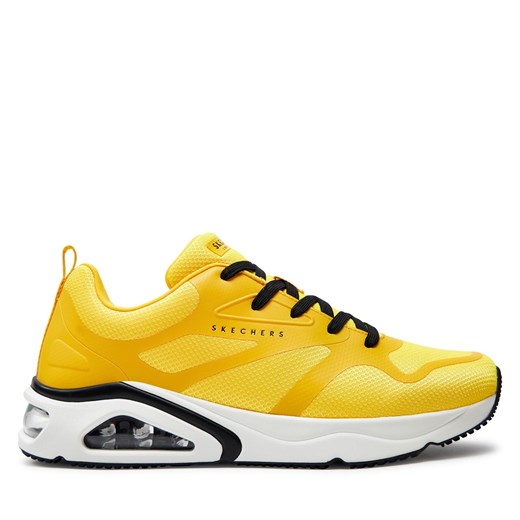 Sneakersy Skechers Tres-Air Uno-Revolution-Airy 183070/YEL Yellow ze sklepu eobuwie.pl w kategorii Buty sportowe męskie - zdjęcie 171284709