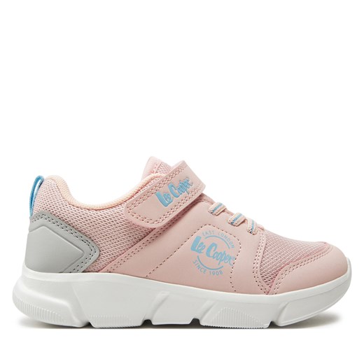 Sneakersy Lee Cooper LCW-24-32-2582K Pink/Grey ze sklepu eobuwie.pl w kategorii Buty sportowe dziecięce - zdjęcie 171285178