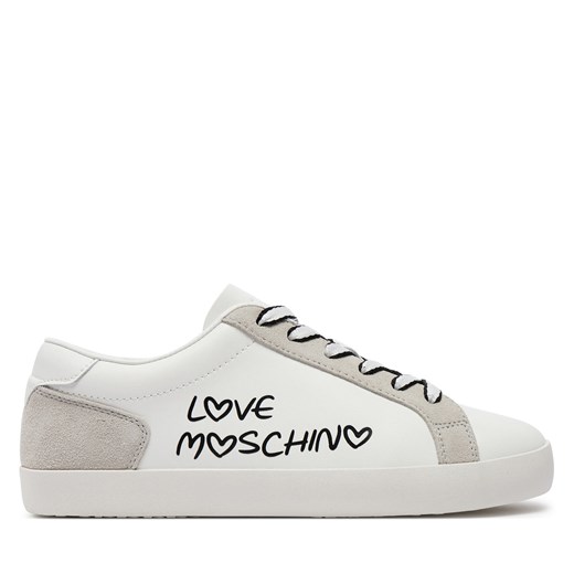 Sneakersy LOVE MOSCHINO JA15512G0IIAC10A Biały ze sklepu eobuwie.pl w kategorii Trampki damskie - zdjęcie 171285477