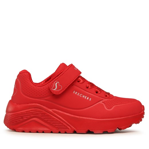 Sneakersy Skechers Uno Lite 310451L/RED Red ze sklepu eobuwie.pl w kategorii Buty sportowe dziecięce - zdjęcie 171285577