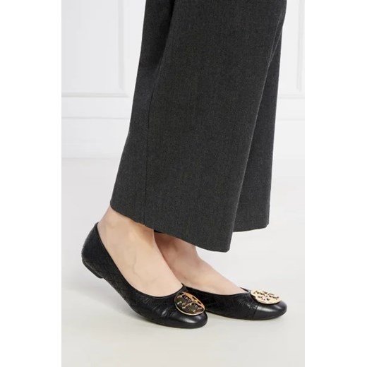 TORY BURCH Skórzane baleriny CLAIRE Tory Burch 40 Gomez Fashion Store