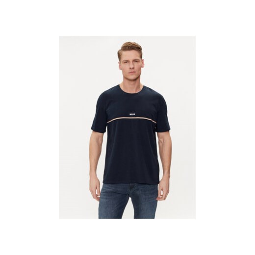 Boss T-Shirt Unique 50515395 Granatowy Regular Fit ze sklepu MODIVO w kategorii T-shirty męskie - zdjęcie 171289849