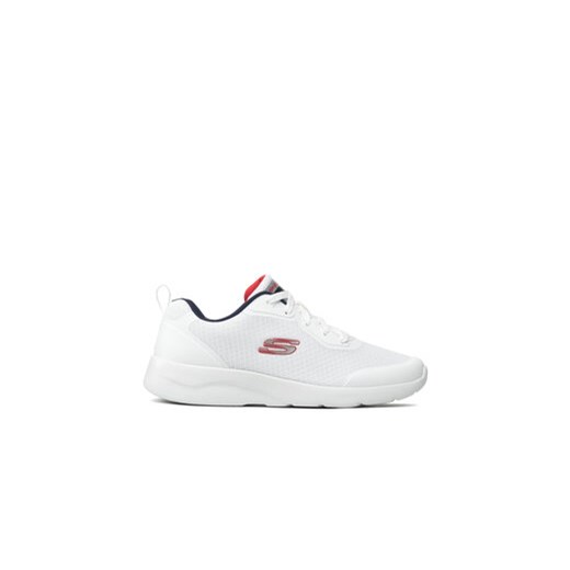 Skechers Sneakersy Full Pace 232293/WNVR Biały ze sklepu MODIVO w kategorii Buty sportowe męskie - zdjęcie 171289986