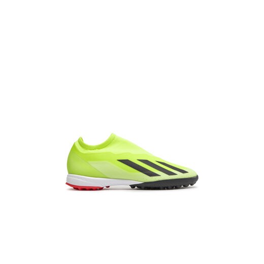 adidas Buty do piłki nożnej X Crazyfast League Laceless Turf Boots IF0694 Żółty ze sklepu MODIVO w kategorii Buty sportowe męskie - zdjęcie 171290307