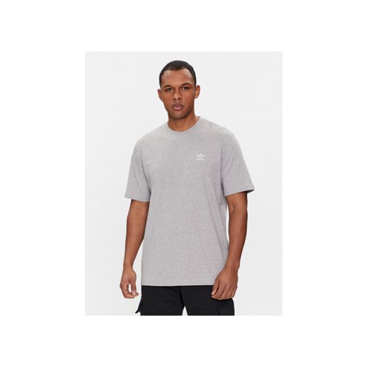 adidas T-Shirt Trefoil Essentials IR9692 Szary Regular Fit ze sklepu MODIVO w kategorii T-shirty męskie - zdjęcie 171291206