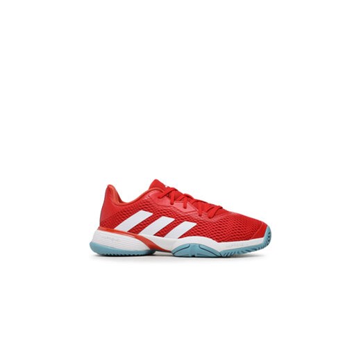adidas Buty Barricade Tennis Shoes HP9696 Czerwony ze sklepu MODIVO w kategorii Buty sportowe dziecięce - zdjęcie 171291375