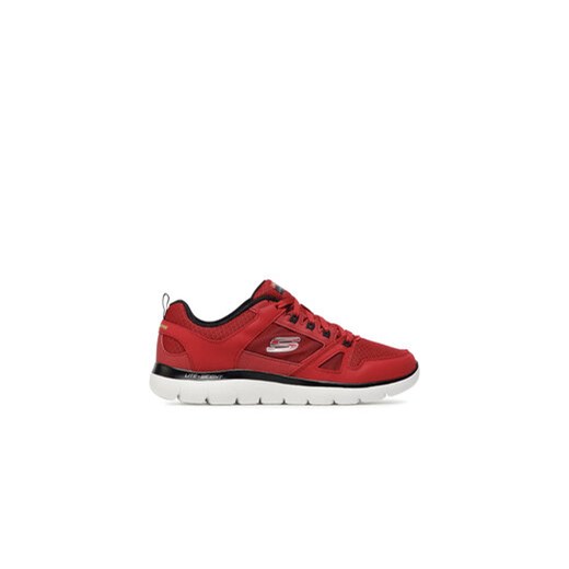 Skechers Sneakersy New World 232069/RDBK Czerwony ze sklepu MODIVO w kategorii Buty sportowe męskie - zdjęcie 171291678