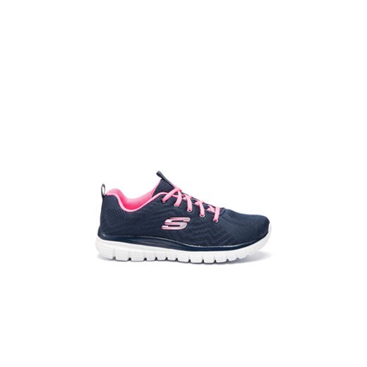 Skechers Sneakersy Get Connected 12615/NVHP Granatowy ze sklepu MODIVO w kategorii Buty sportowe damskie - zdjęcie 171292518