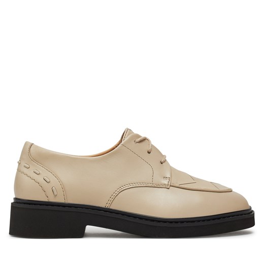 Oxfordy Clarks Splend Weave 26176809 Ivory Leather Clarks 38 eobuwie.pl