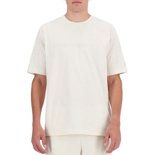 Koszulka New Balance MT41559LIN - biała ze sklepu streetstyle24.pl w kategorii T-shirty męskie - zdjęcie 171295578