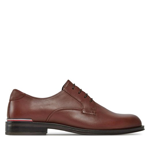 Półbuty Tommy Hilfiger Core Rwb Hilfiger Lth Shoe FM0FM04867 Winter Cognac GVI Tommy Hilfiger 43 okazja eobuwie.pl