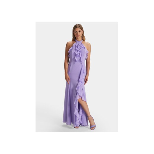 Swing Sukienka wieczorowa 5AG20500 Fioletowy Regular Fit ze sklepu MODIVO w kategorii Sukienki - zdjęcie 171297595