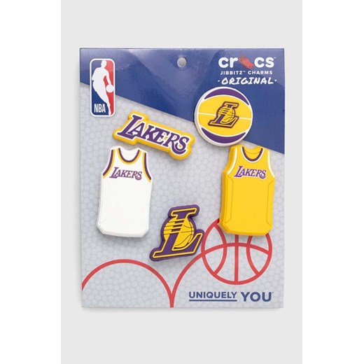 Crocs przypinki do obuwia JIBBITZ NBA Los Angeles Lakers 5-pack 10011275 ze sklepu PRM w kategorii Przypinki - zdjęcie 171298448