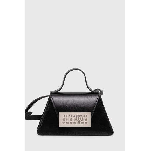MM6 Maison Margiela torebka Numeric Bag Mini kolor czarny SB6ZI0012 ze sklepu PRM w kategorii Listonoszki - zdjęcie 171299046