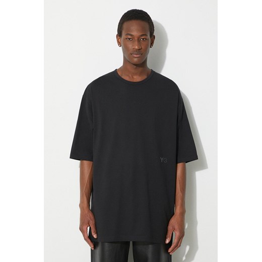 Y-3 t-shirt bawełniany Boxy Tee kolor czarny gładki IR7109 ze sklepu PRM w kategorii T-shirty męskie - zdjęcie 171299128
