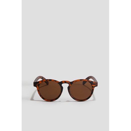H & M - Owalne okulary przeciwsłoneczne - Beżowy ze sklepu H&M w kategorii Okulary przeciwsłoneczne dziecięce - zdjęcie 171299229