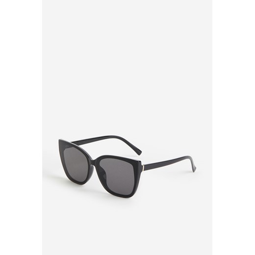 H & M - Okulary przeciwsłoneczne - Czarny H & M One Size H&M