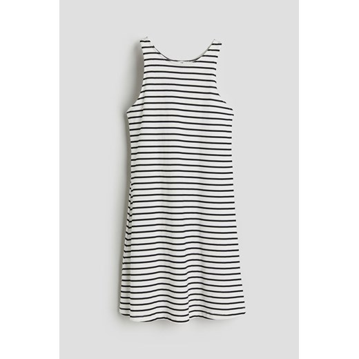 H & M - Dżersejowa sukienka bez rękawów - Biały ze sklepu H&M w kategorii Sukienki dziewczęce - zdjęcie 171299736