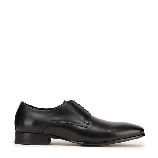Męskie buty derby skórzane proste czarne ze sklepu WITTCHEN w kategorii Buty eleganckie męskie - zdjęcie 171301578